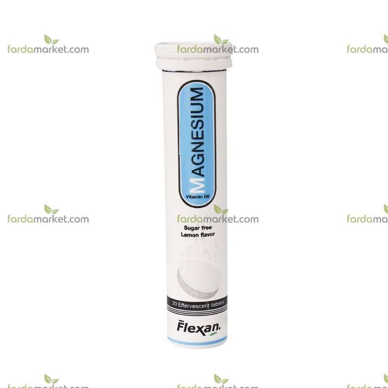 قرص جوشان منیزیم 20 عددی فلکسان 