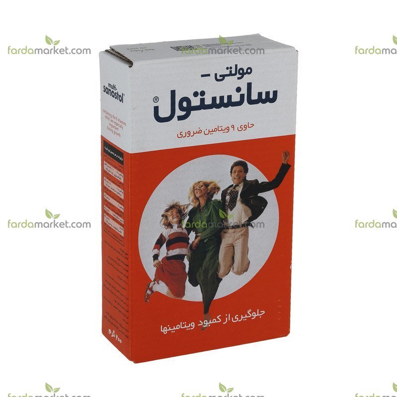 شربت مولتی ویتامین ساده 200 میلی لیتر سانستول 