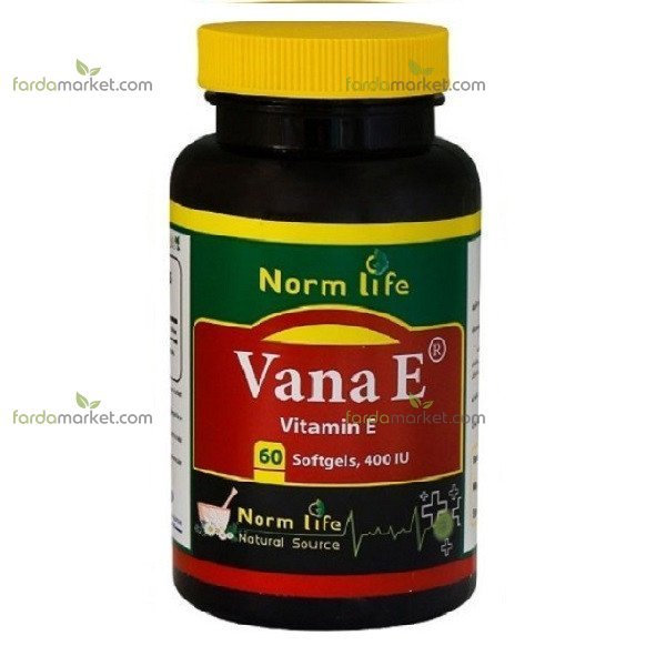 کپسول وانا ایی 400 - 60 عددی نورم لایف 