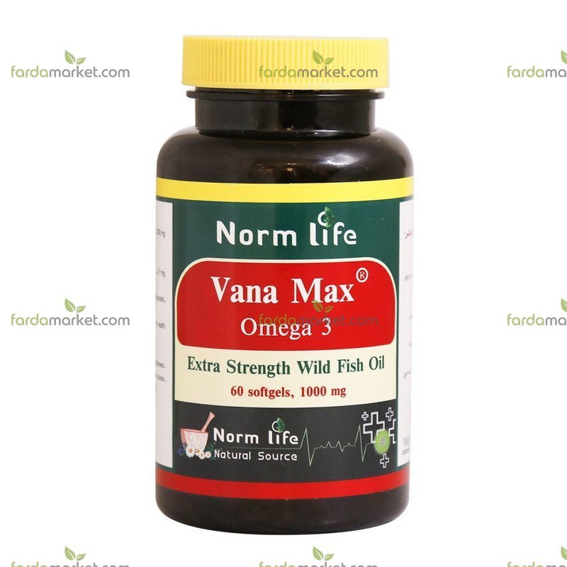 کپسول وانا مکس امگا 3 -60 عددی نورم لایف 