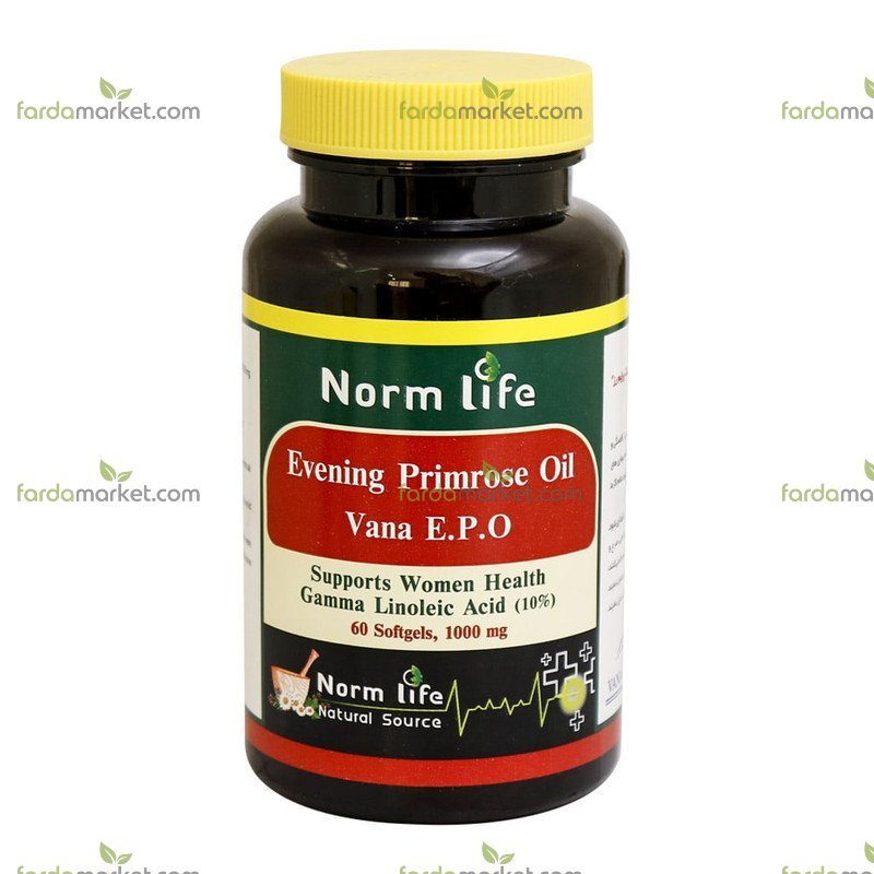 کپسول ایوینینگ پرایم رز اویل 1000 - 60 عددی نورم لایف 