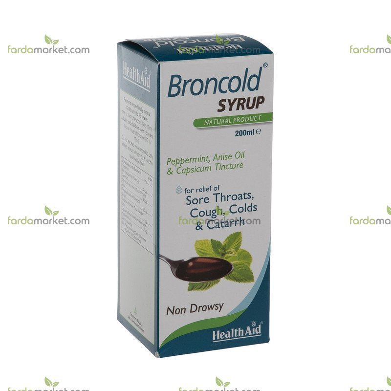 شربت گیاهی برون کلد 200 میلی لیتر هلث اید 