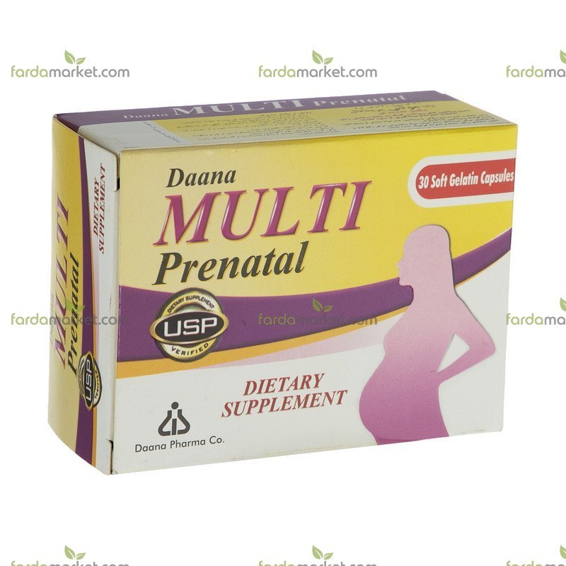 کپسول مولتی ویتامین پریناتال 30 عددی دانا