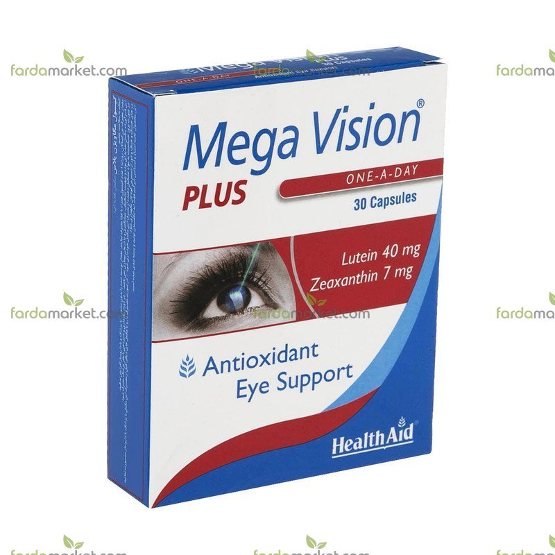 کپسول مگاویژن پلاس 30 عددی هلث اید 