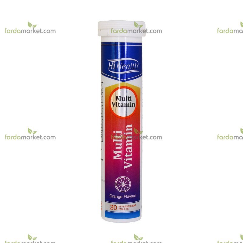 قرص جوشان مولتی ویتامین 20 عددی های هلث 