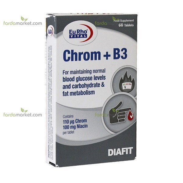 قرص کروم پلاس 3 - 60 عددی یوروویتال 