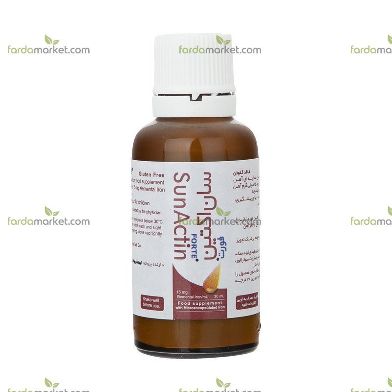 قطره آهن سان اکتین فورت ۳۰ میلی لیتر - داروطب