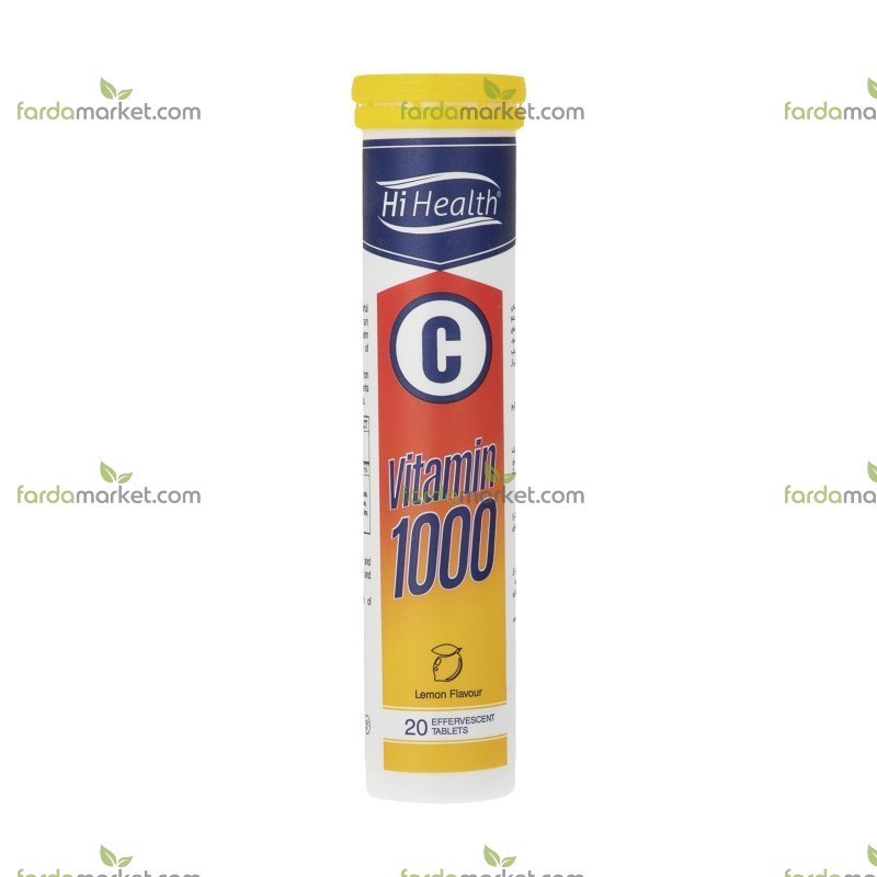 قرص جوشان ویتامین ث ۱۰۰۰ با طعم پرتقال - ۲۰ عددی های هلث