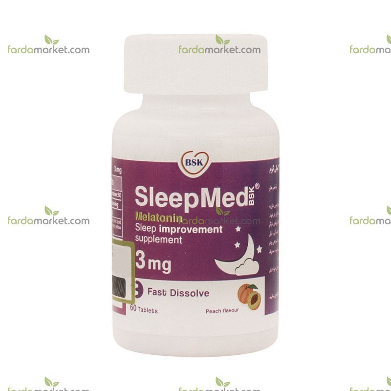 قرص اسلیپمد 3 میلی گرم 60 عددی بنیان سلامت کسری 
