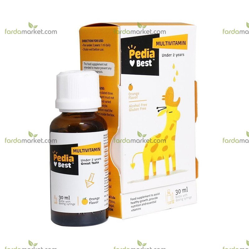 قطره مولتی ویتامین 30 میلی لیتر پدیابست 