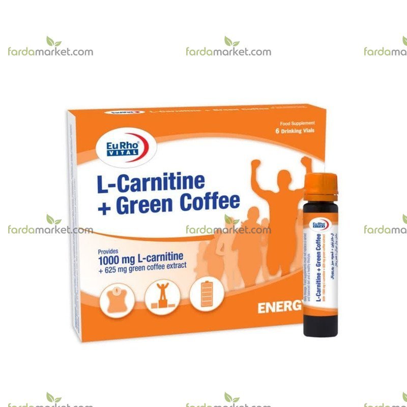 ویال ال کارنتینو قهوه سبز 6 عددی یوروویتال 