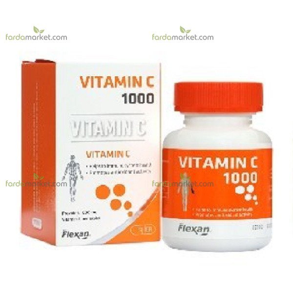 قرص ویتامین ث ۱۰۰۰ ۶۰ عددی  فیشر فلکسان