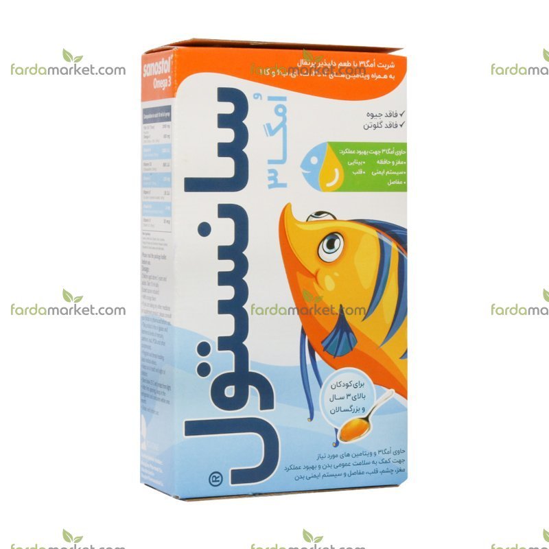 سانستول امگا ۳ شربت ۱۵۵ م ل - سانستول
