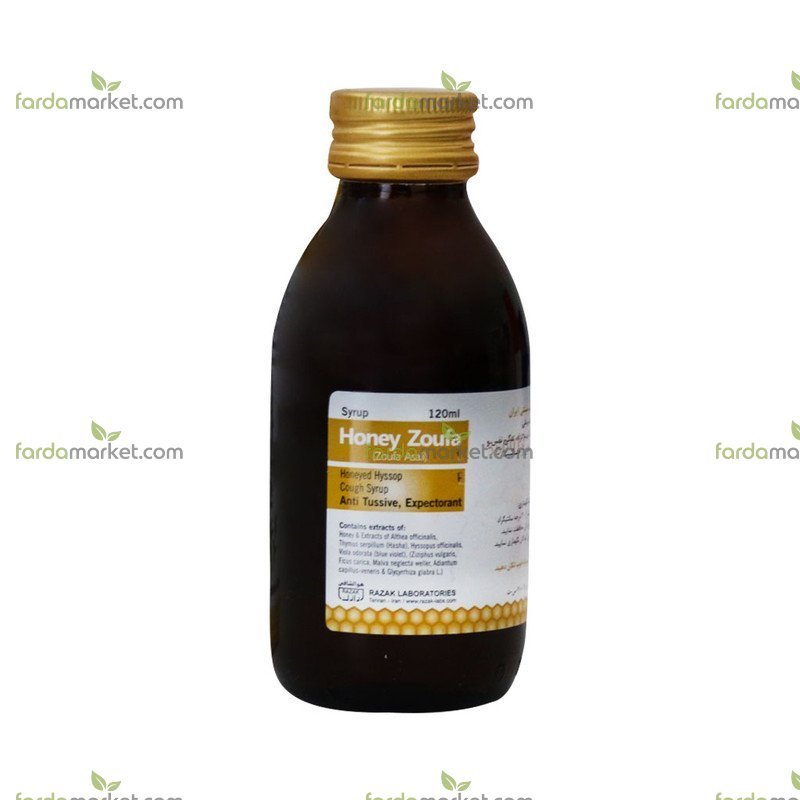 شربت زوفا عسلی ۱۲۰م ل - رازک 
