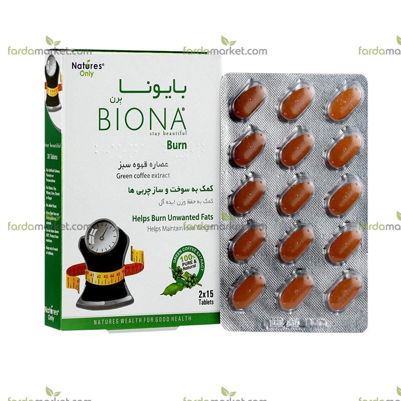 قرص بایونا برن 30 عددی نیچرزاونلی 