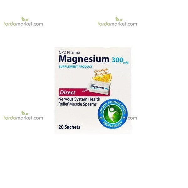 ساشه منیزیم 300 میلی گرم - 20 عددی او پی دی فارما 
