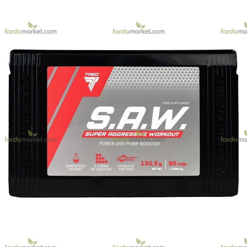 کپسول پمپ اس ای دبلیو با طعم گریپ فروت ۹۰ عددی ترِک نوتریشن