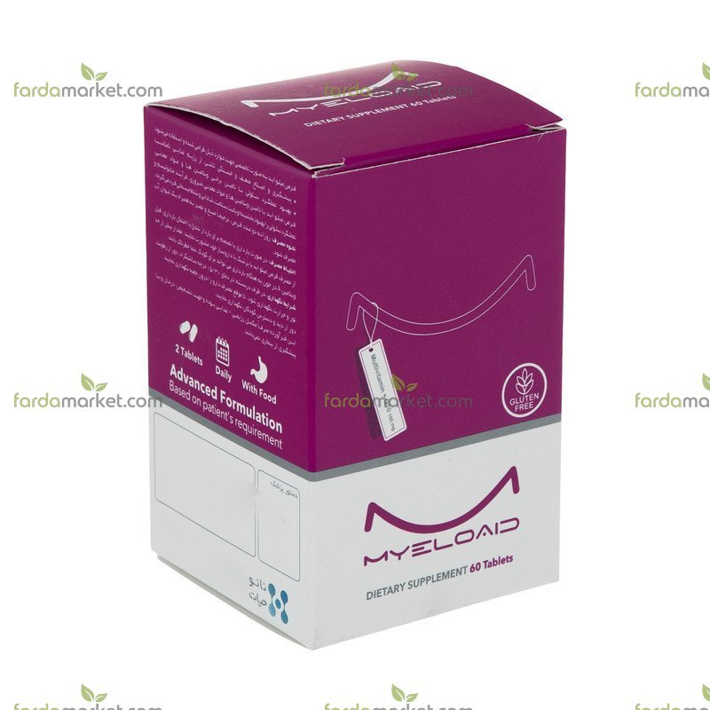 قرص میلواید نانوحیات دارو بسته ۶۰ عددی