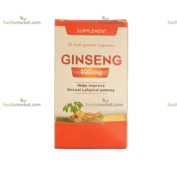کپسول ژلاتینی جینسینگ ۱۰۰ میلی گرم بسته ۳۰ عددی - دانا