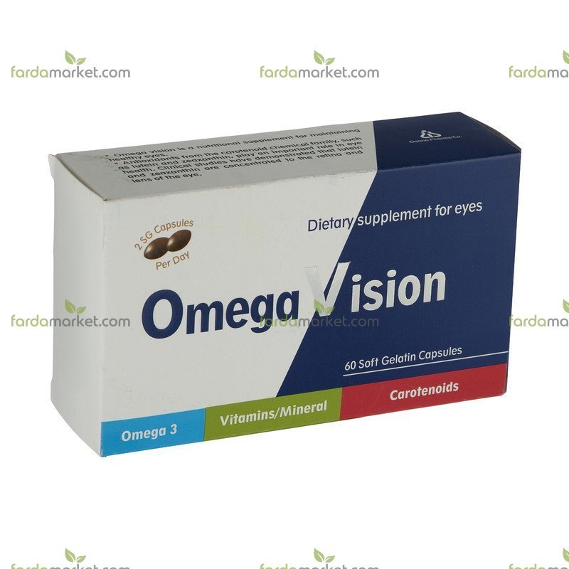 کپسول امگا ویژن ۶۰ عددی داروسازی دانا