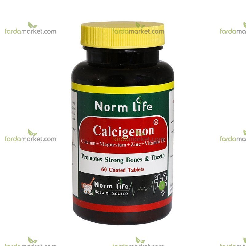 قرص کلسی ژنون نورم لایف ۶۰ عددی