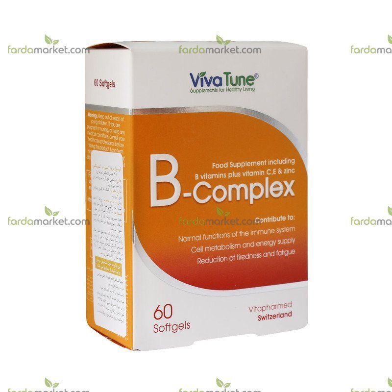 کپسول ب کمپلکس با فرمولاسیون آهسته رهش ۶۰ عددی