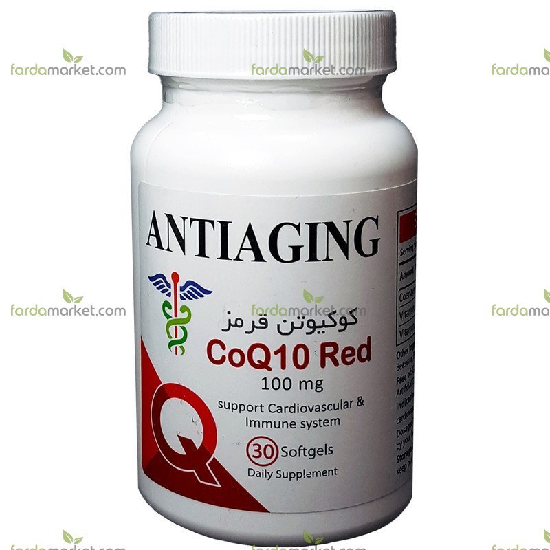 کپسول کوکیوتن قرمز آنتی ایجینگ ۱۰۰ میلی گرم بسته ۳۰ عددی