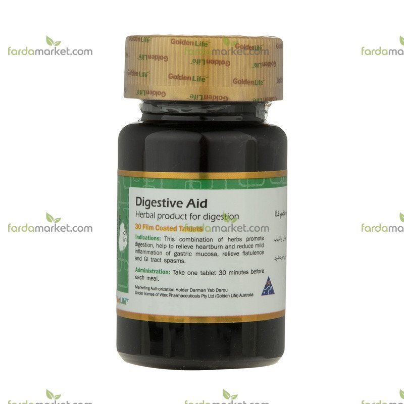 قرص دایجستیو اید ۳۰ عددی - گلدن لایف