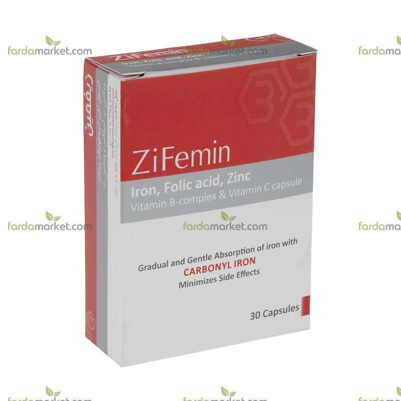 کپسول آهن زیفمین ۳۰ عددی - یوروویتال