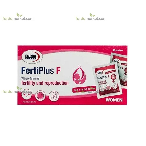 یوروویتال فرتی پلاس اف ساشه با طعم پرتقال ۳۰ عدد - یوروویتال