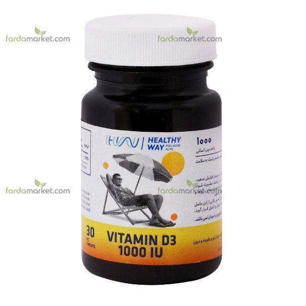 ویتامین د۳ ۱۰۰۰ واحد قرص انتریک کوتد ۳۰ عدد - هلثی وی