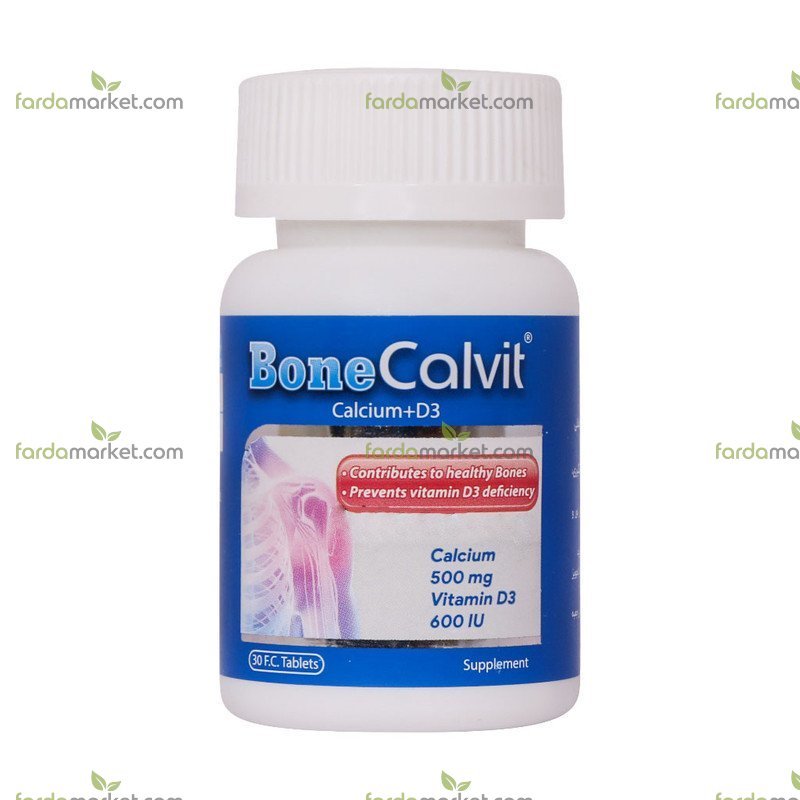 بن کالویت کلسیم ۵۰۰ م گ و ویتامین د ۳-۶۰۰ واحد ۳۰ ع عدد