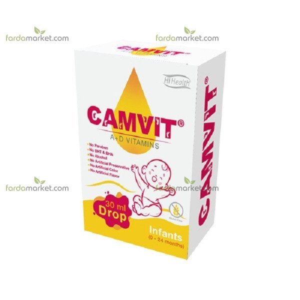 کامویت قطره ویتامین A+D ۳۰ م ل ۱۵۰۰ واحد - ۱ ع عدد