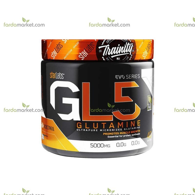 پودر جی ال ۵ گلوتامین ۳۰۰ گرم - استارلبز نوتریشن