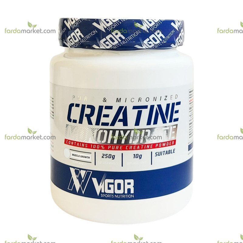 پودر کراتین مونوهیدرات ۲۵۰ گرم - ویگور
