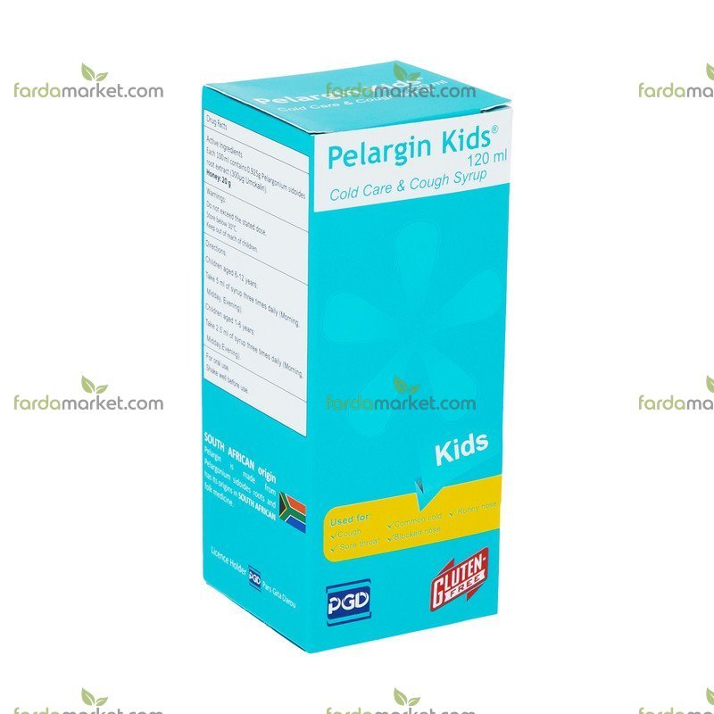 پلارژین کیدز شربت ۱۲۰ م ل - سرماخوردگی و ضد سرفه (پلارژین)