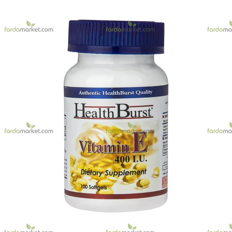 سافت ژل ویتامین E ۱۰۰ عددی (هلث برست)
