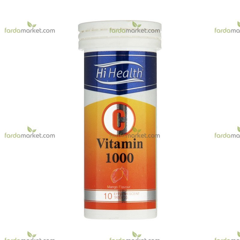 قرص جوشان ویتامین ث ۱۰۰۰ mg - ۱۰ عدد های هلث
