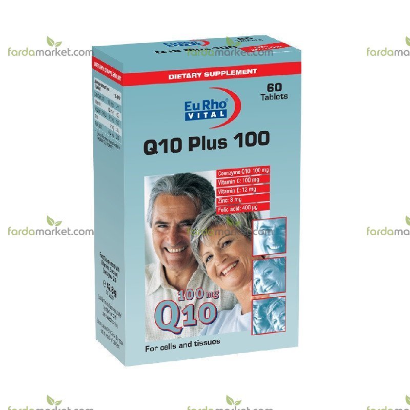 قرص کیوتن پلاس ۱۰۰ میلی گرم بسته ۶۰ عددی - یوروویتال