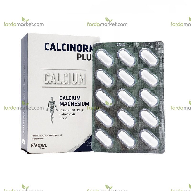 قرص کلسی نورم پلاس فلکسان ۶۰ عددی