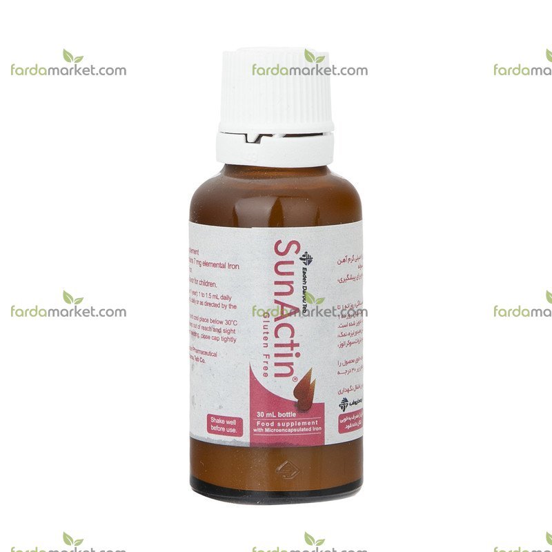 قطره آهن سان اکتین ایده داروطب حجم ۳۰ میلی لیتر - سان اکتین