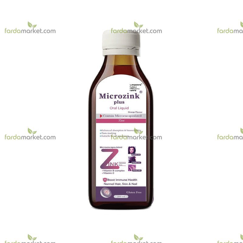 شربت میکرو زینک پلاس ۲۰۰ میلی لیتر - تریتا داروی آرتا