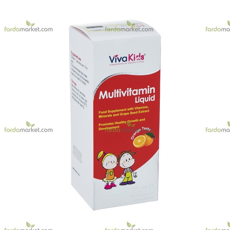 شربت مولتی ویتامین ۲۰۰ میلی لیتر - ۱ عدد (ویوا کیدز)