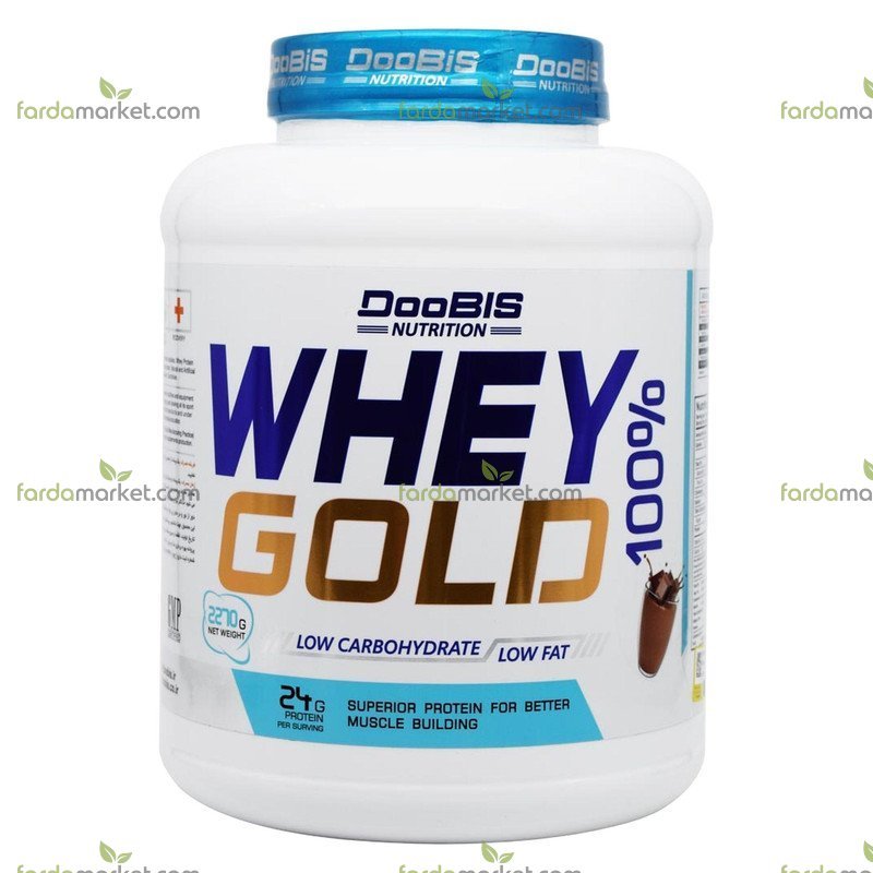 پودر پروتئین وی ۱۰۰ درصد گلد دوبیس - ۲۲۷۰ گرم