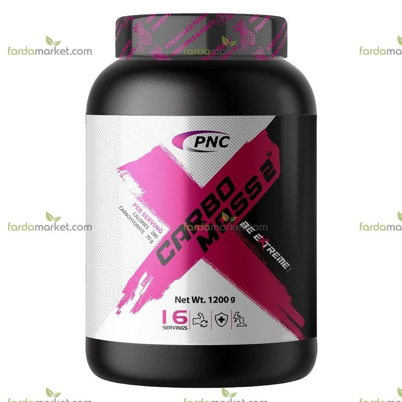 پودر کربو مس ۲ هلو آناناسی ۱۲۰۰ گرم - کارن