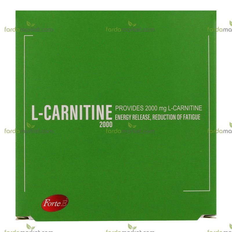 ویال خوراکی ال کارنیتین ۲۰۰۰ فورت ای بسته ۱۰ عددی