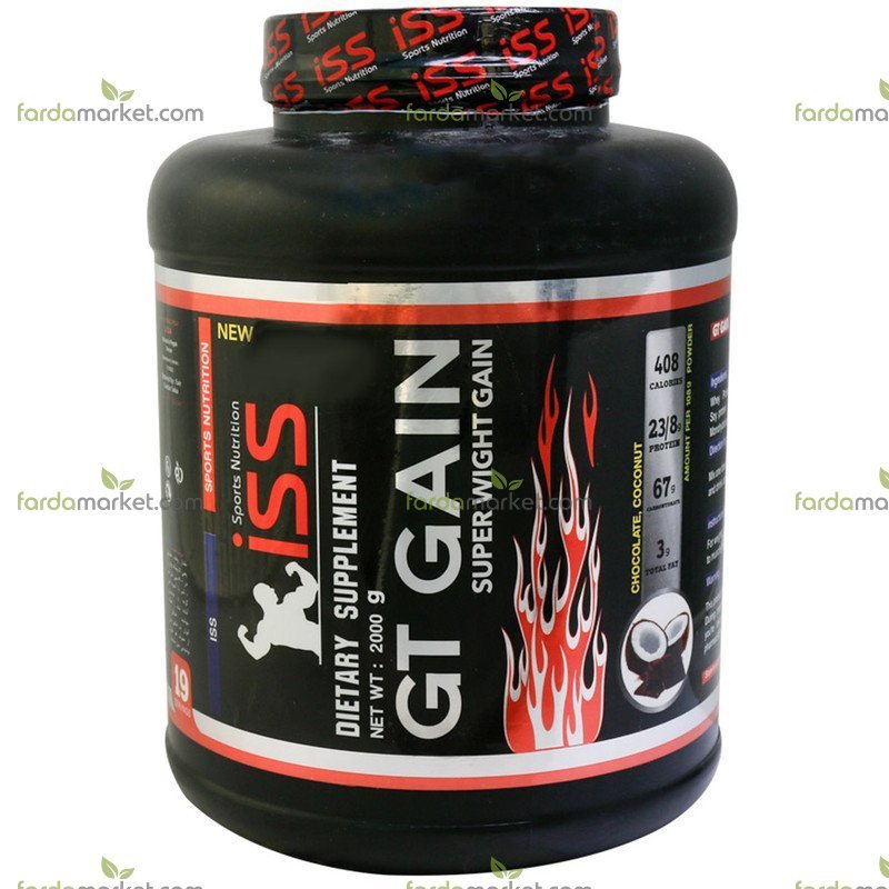 پودر جی تی گین با طعم نارگیل ۲۰۰۰ گرم - آی اس اس