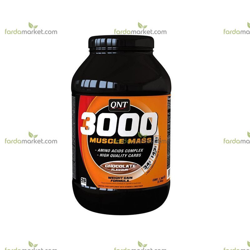 گینرماسل مس ۳۰۰۰ طعم شکلات - ۲۰۰۰ گرم - ۱ عدد کیو ان تی