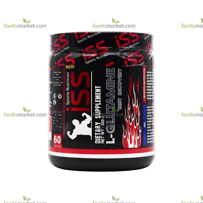 پودر گلوتامین ۳۰۰ گرم - ۱ عدد (آی اس اس)