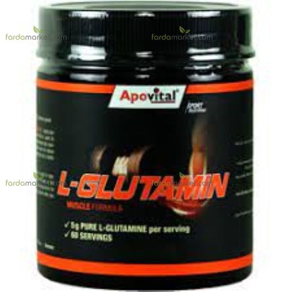 پودر ال گلوتامین ۳۰۰ گرم - آپوویتال